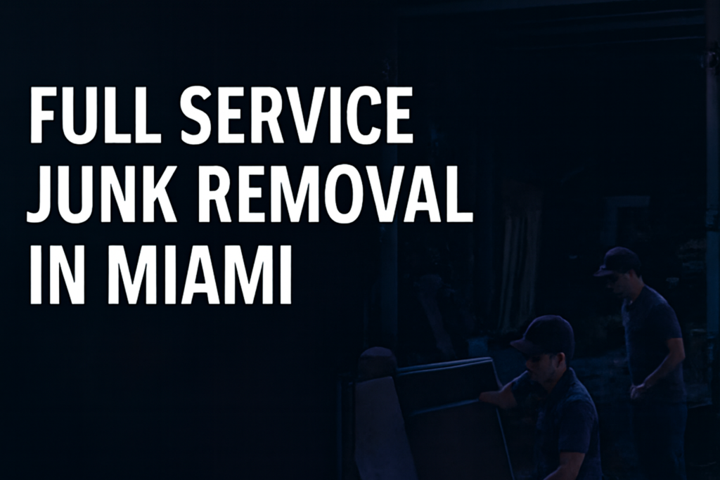 Full Service Junk Removal Miami - Black Panther